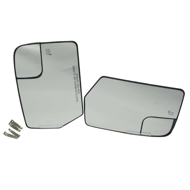 2pcs Mirror Glass Heated w/ Spotter Left Right for Ford Expedition 2012-2017 New