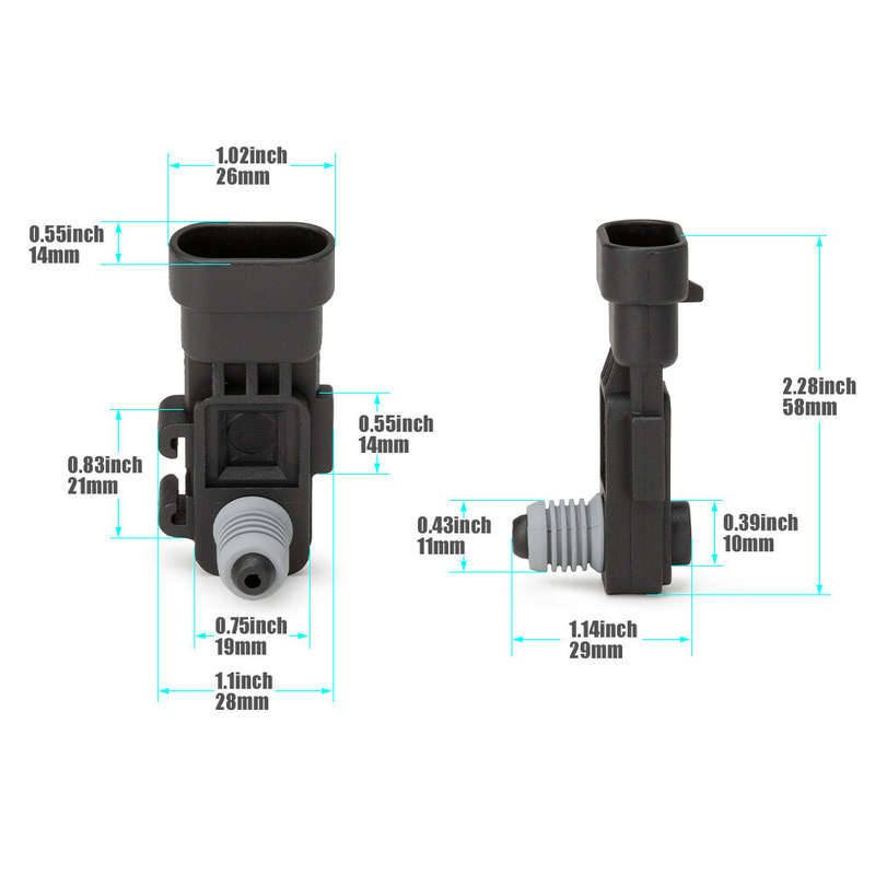 For Chevy GMC Buick 16238399 Fuel Pump Tank Vapor Vent (EVAP) Pressure Sensor