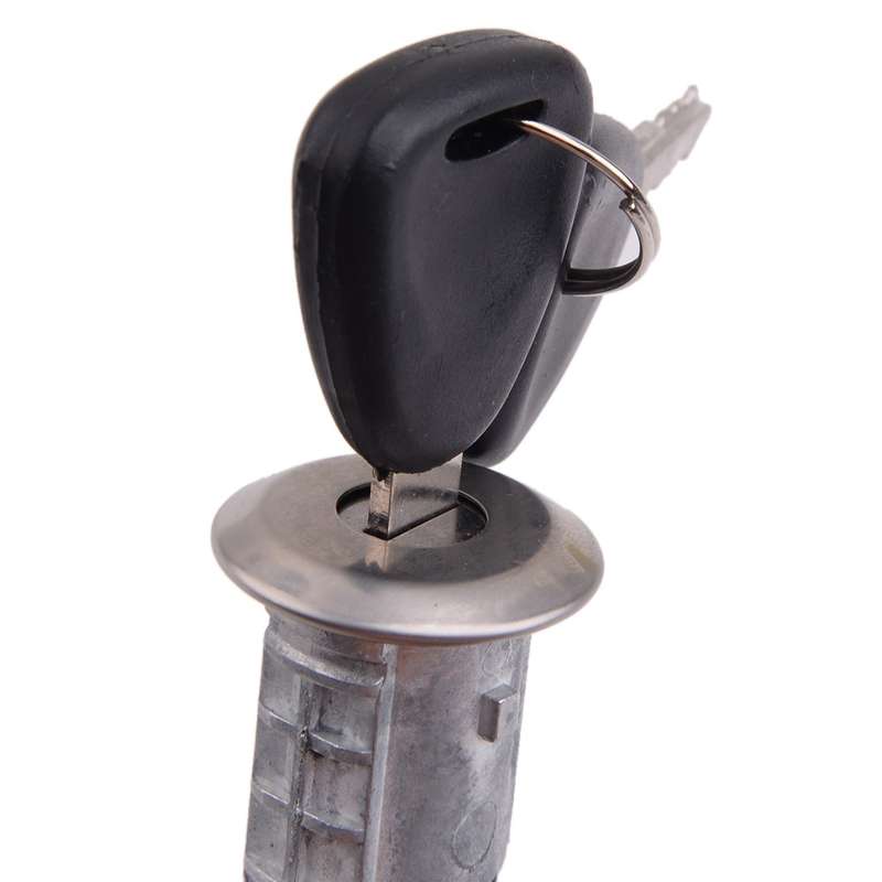 Front R + L Door Lock Barrel Cylinder Set with 2 Keys Fit For Renault Master