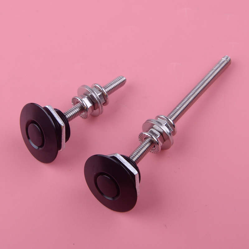 Push Button Hood Pin Lock Low Profile Click Latch Quick Release 100mm+55mm