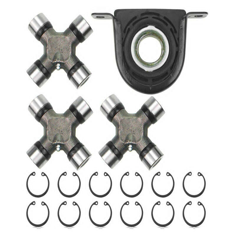 Spicer Rear Driveshaft Carrier Bearing and U Joint for Ford Super Duty F250 F350