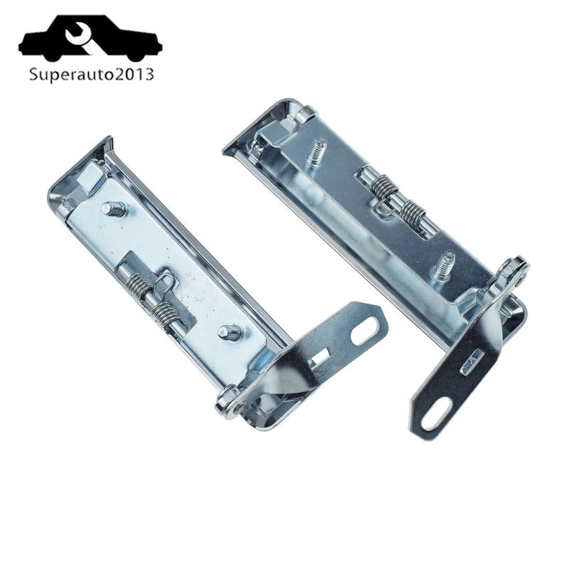 Pair Front Left + Right Door Handles Chrome For 1975-1984 Toyota Land Cruiser