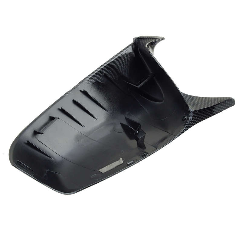 1pair Carbon Fiber Style Side View Mirror Cover Fit for BMW E60 E61 F10 F01 F02