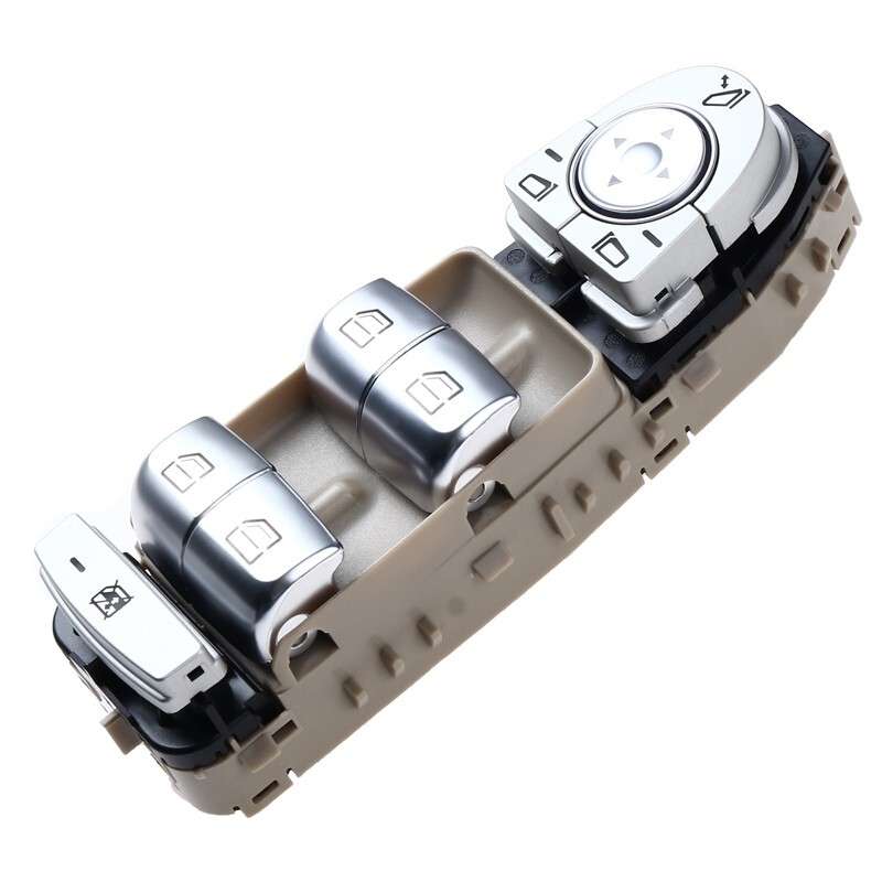 Beige For Mercedes-Benz C Class AMG Power Master Window Control Switch Button