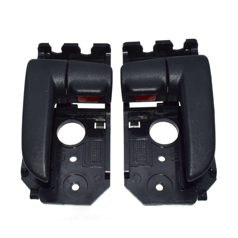 4PCS Front & Rear Left Right Interior Black Door Handle for 05-09 Kia Spectra