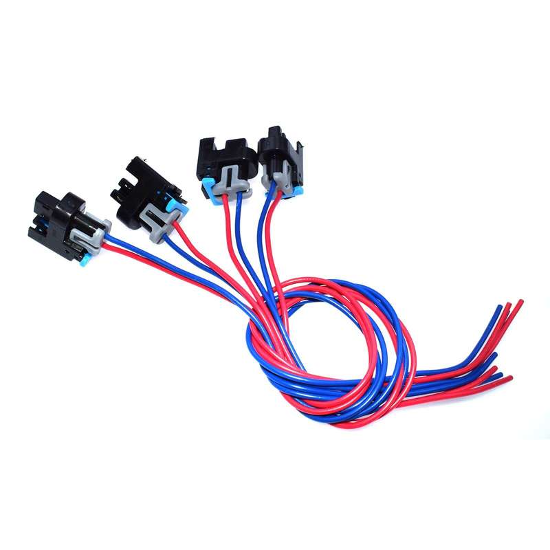 4pcs New Connector 2-way 2 pin for GM Saturn Fuel Injector 575356 1P1575 PT2135