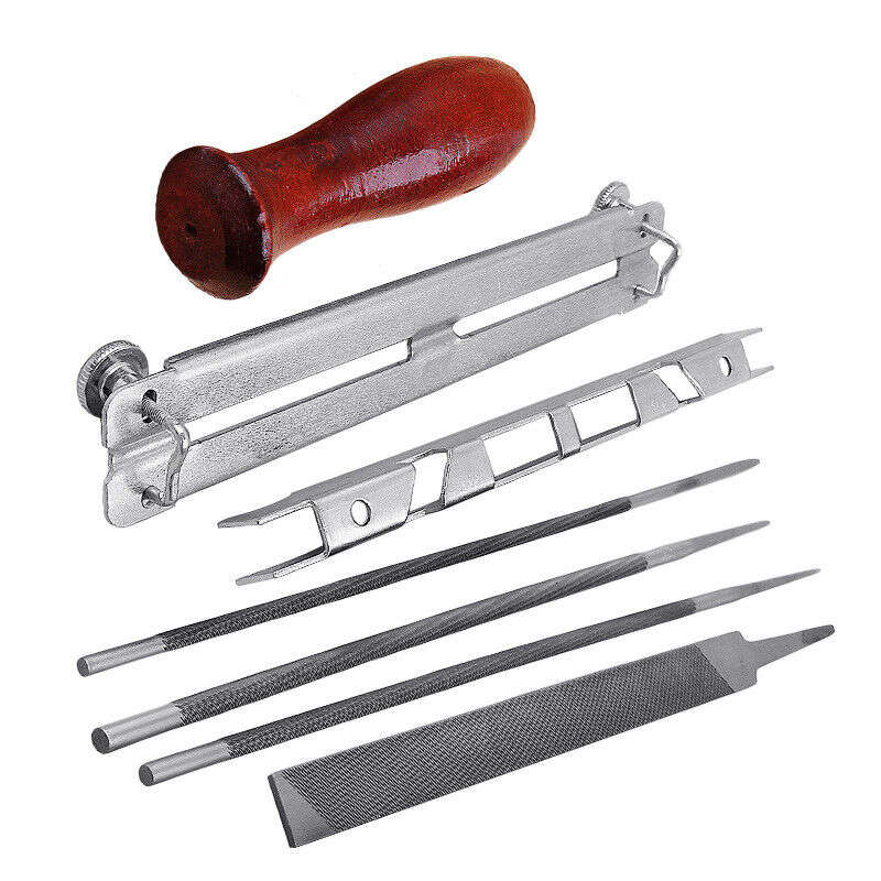 Chainsaw Chain Sharpening File Guide Set Fit for Husqvarna Jonsered Stihl