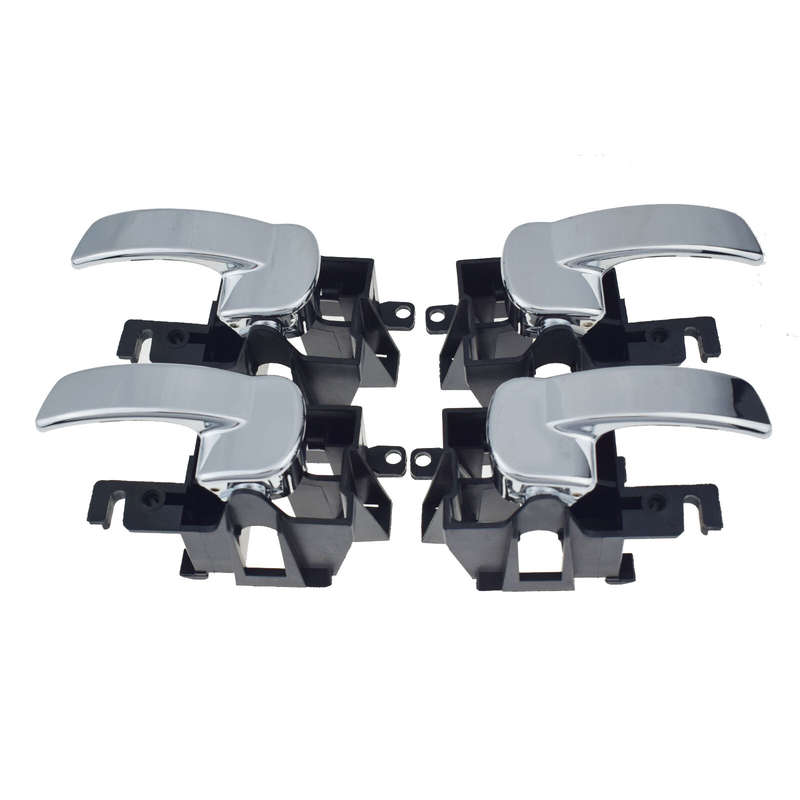 4PCS Interior Door Handles For Nissan Navara Pathfinder 80670-4X02B 80671-4X02B