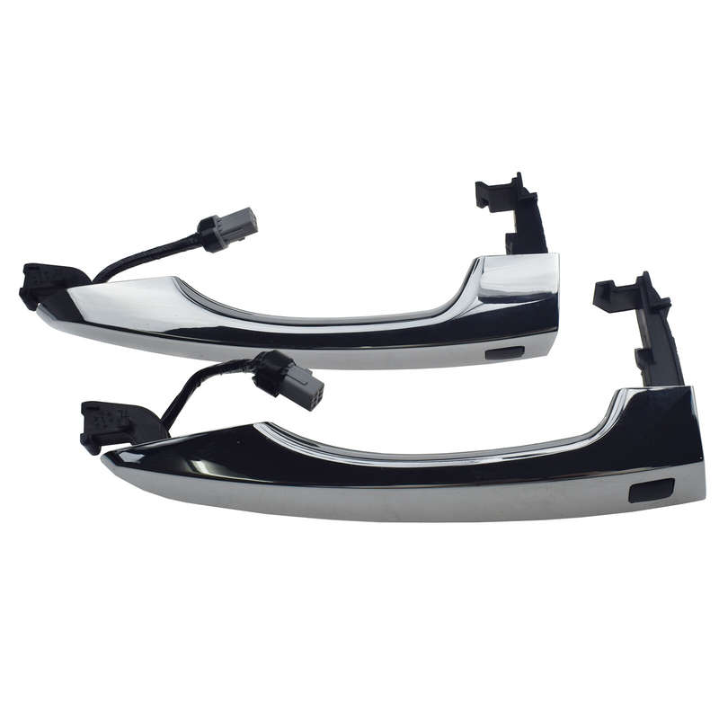 2PCS Front Left & Right Outside Door Smart Key Handle For 2016-20 Hyundai Tucson