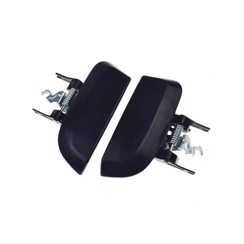 Pair Exterior Door Handle Rear Right & Left Black For 2005-12 Nissan Pathfinder