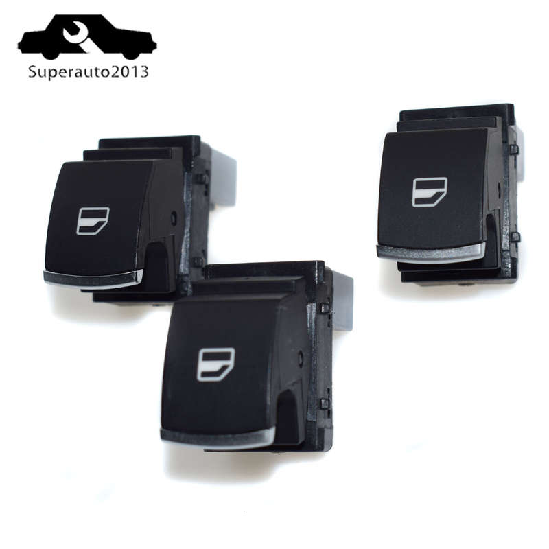 5ND959855 3PCS Passenger Side Power Window Switch For 2011-14 Volkswagen Touareg