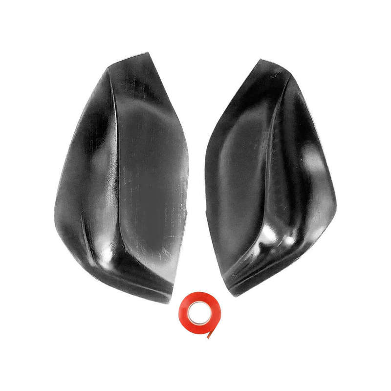 1pair Carbon Fiber Side View Mirror Cover Cap Trim Fit For Infiniti QX50 QX60