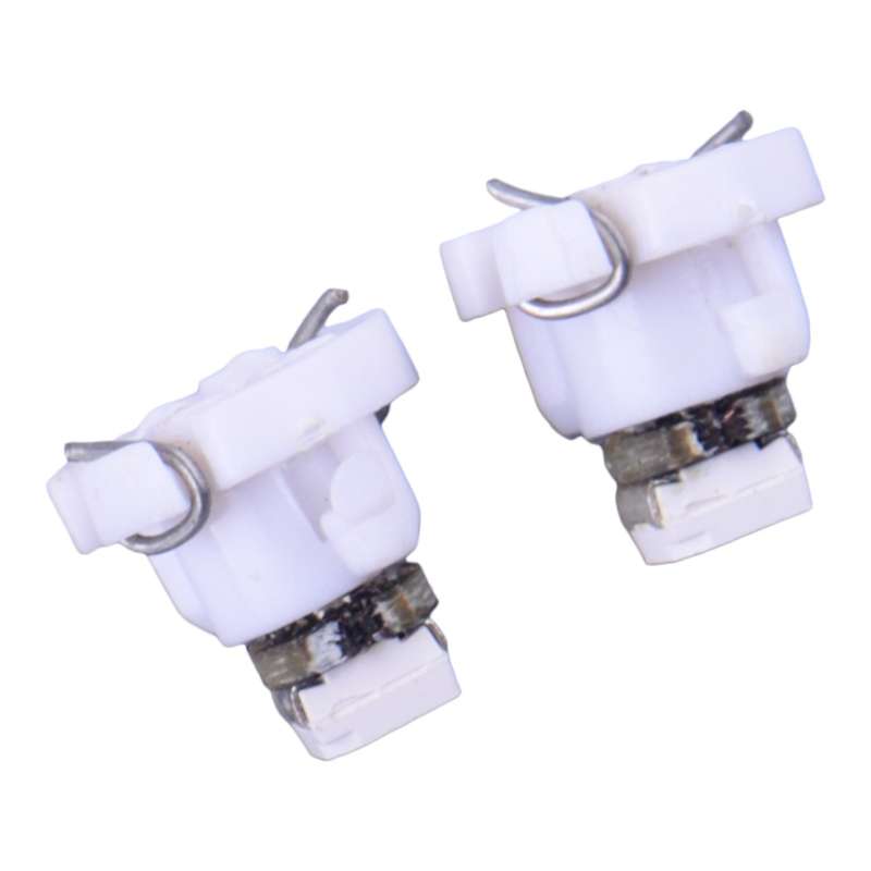 20Pcs White T3 Wedge LED Dashboard Panel A/C Climate Control Light Lamp Bulb ws