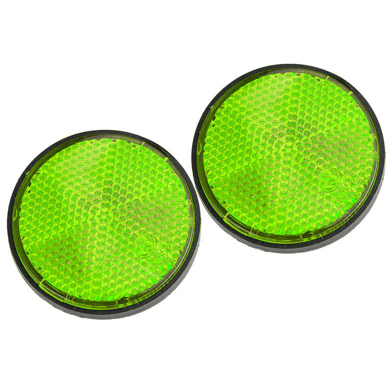 2pcs Round Motorcycle Front Fork Reflector Fit for Honda Kawasaki