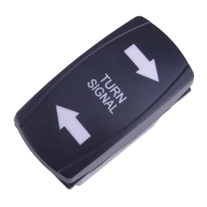 Turn Signal Rocker Switch Blinker Green LED for Boat SUV ATV UTV fr Motorcycle