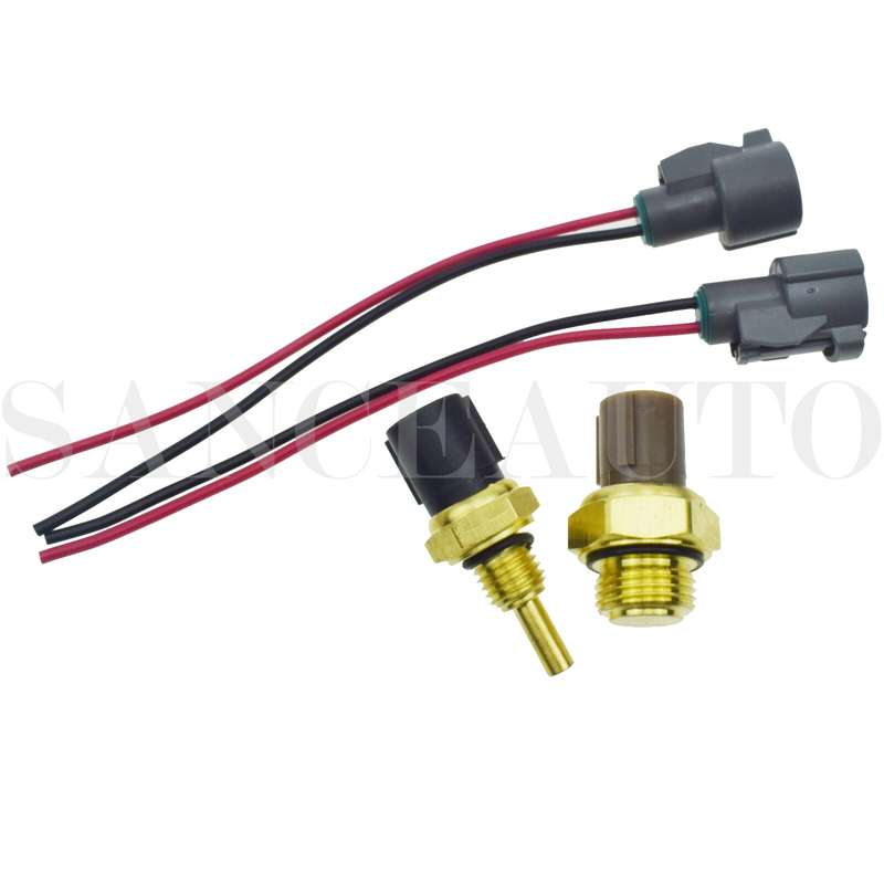 Cooling Fan Switch & Coolant Sensor & Connectors For Honda Odyssey Accord Pilot