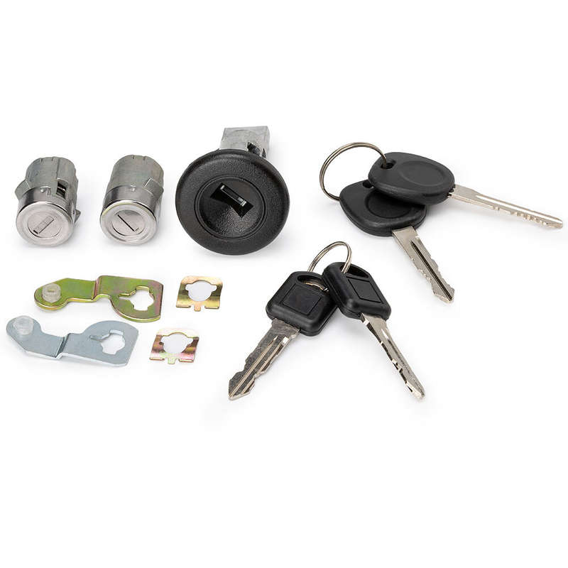 For Ignition & Switch Front Door Lock Cylinders with 2 Keys Chevrolet GMC H2