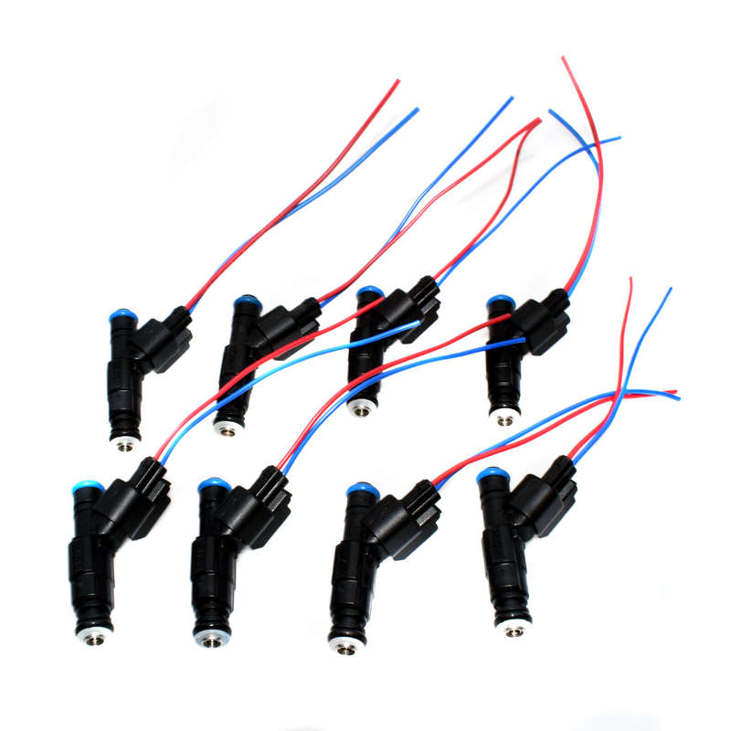 8 Sets Fuel Injectors w/ Plugs For Mercruiser V8 350 MAG 5.0 4.3 6.2 0280156081