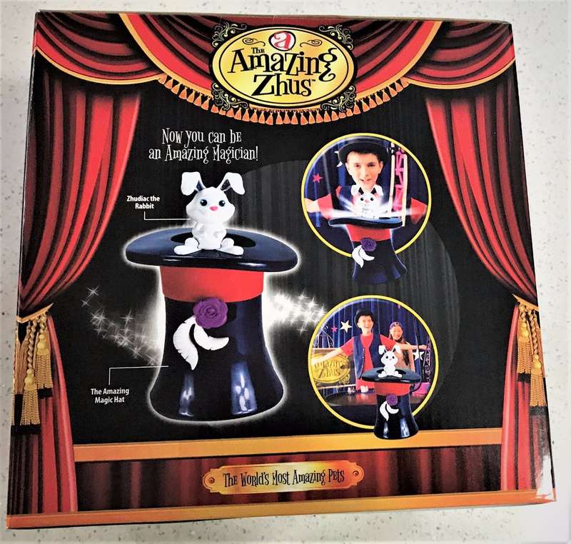 Amazing Zhus Magic Hat Ages Toy Play Magician Tricks Rabbit- Navy Blue (Display Item)