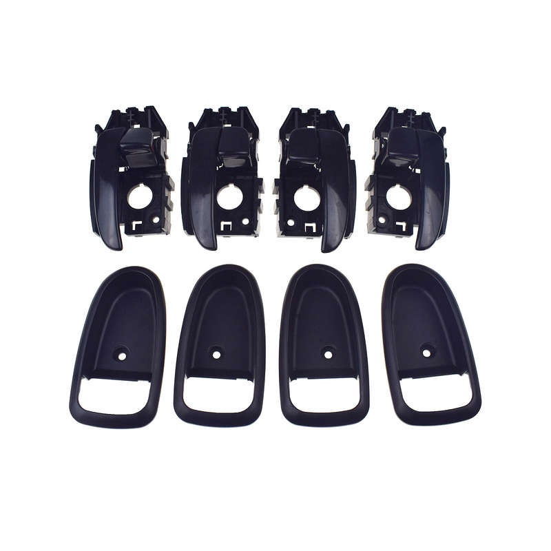 8Pcs Front Rear Left Right Inside Door Handle w/Trim For 2001-06 Hyundai Elantra