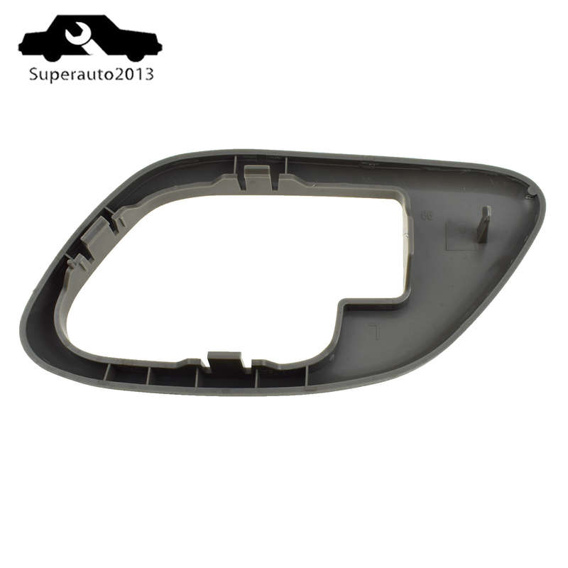 Left Inside Door Handle Bezel Gray For Chevy GMC Truck Tahoe Suburban 1995-1999