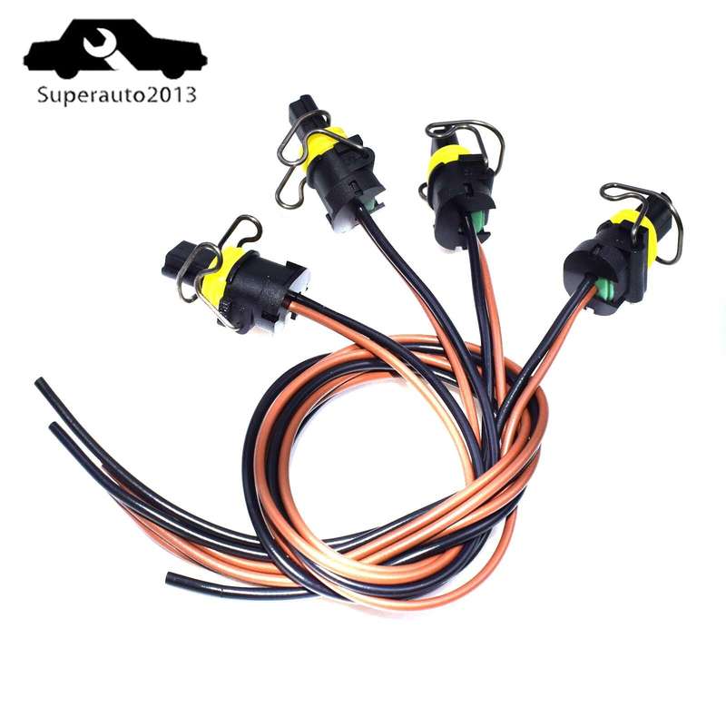 4X Wire Harness Pigtail IPR / VGT Solenoid For Ford E-350 F-250 F350 Super Duty