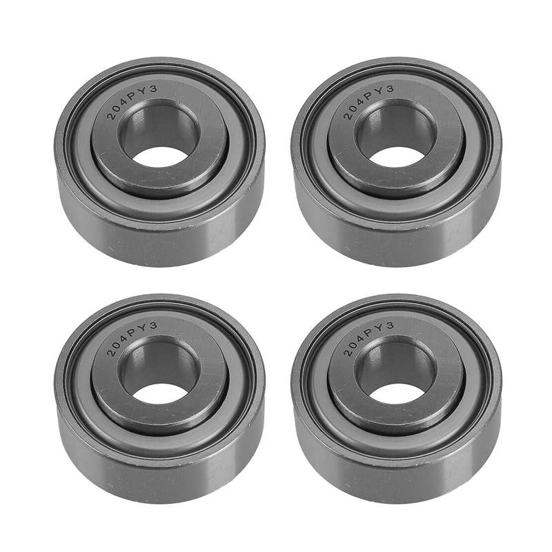 4x Round Bore Bearing Fit For John Deere AA21480 FAFNIR 204PY3 BCA 204FREN