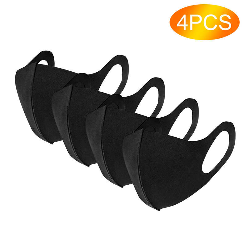 Adult Reusable anti dust and flu mask x 4