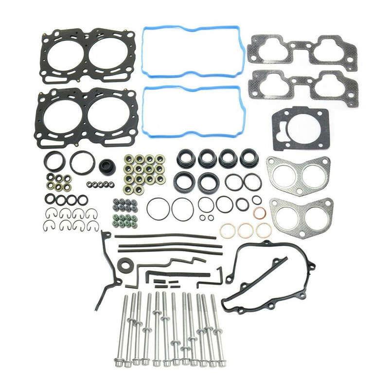 Head Gasket Set Intake Exhaust Valves for Subaru 2.5L SOHC 2004-2009 EJ253