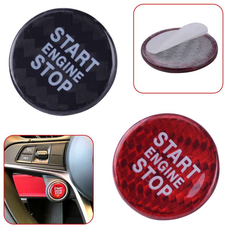 New Engine Start Stop Push Button Trim Fit for Alfa Romeo Giulia 2017