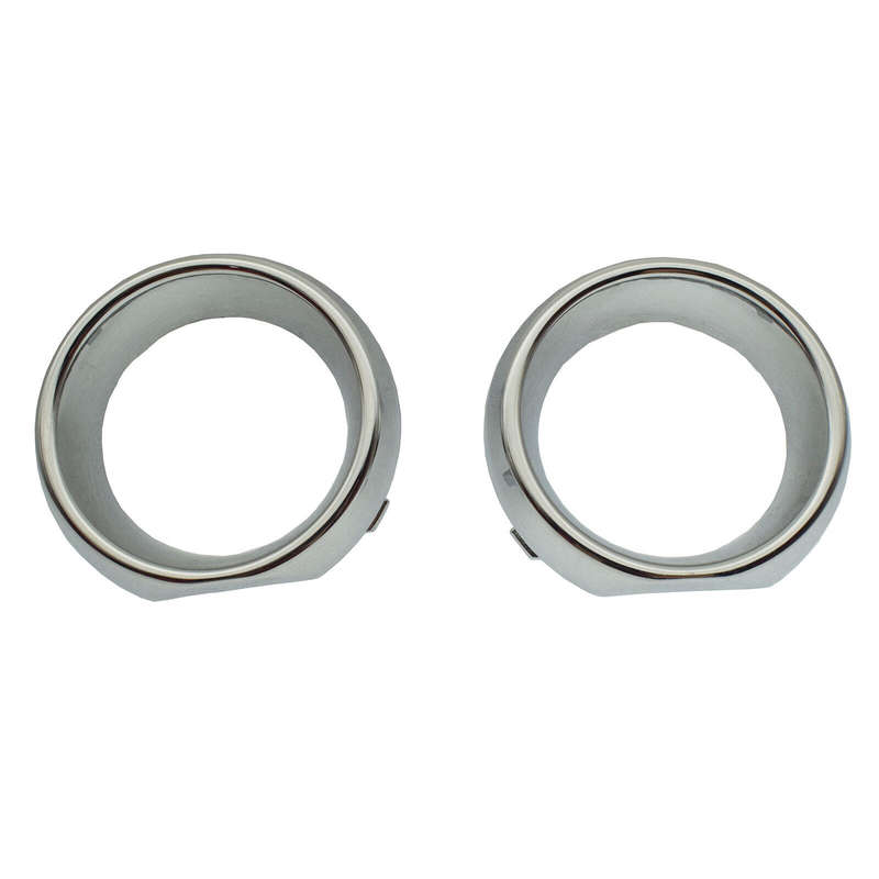 2PCS Left and Right Fog Light Trim Chrome For Chrysler Town & Country 2011-2016