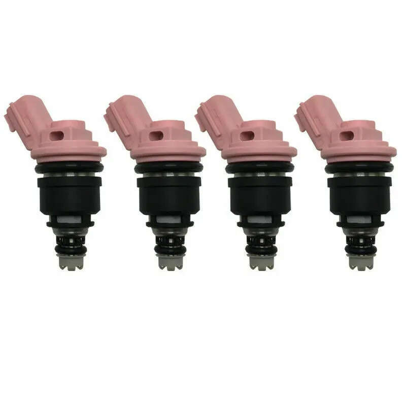 4PCS Fuel Injector Nozzle 16600-57Y01 Suitable for 1991-1999 Nissan 1.6L l4