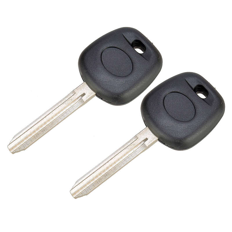 2Pcs Remote Blank Key Shell Case Fit For Toyota Highlander Corolla Camry Yaris