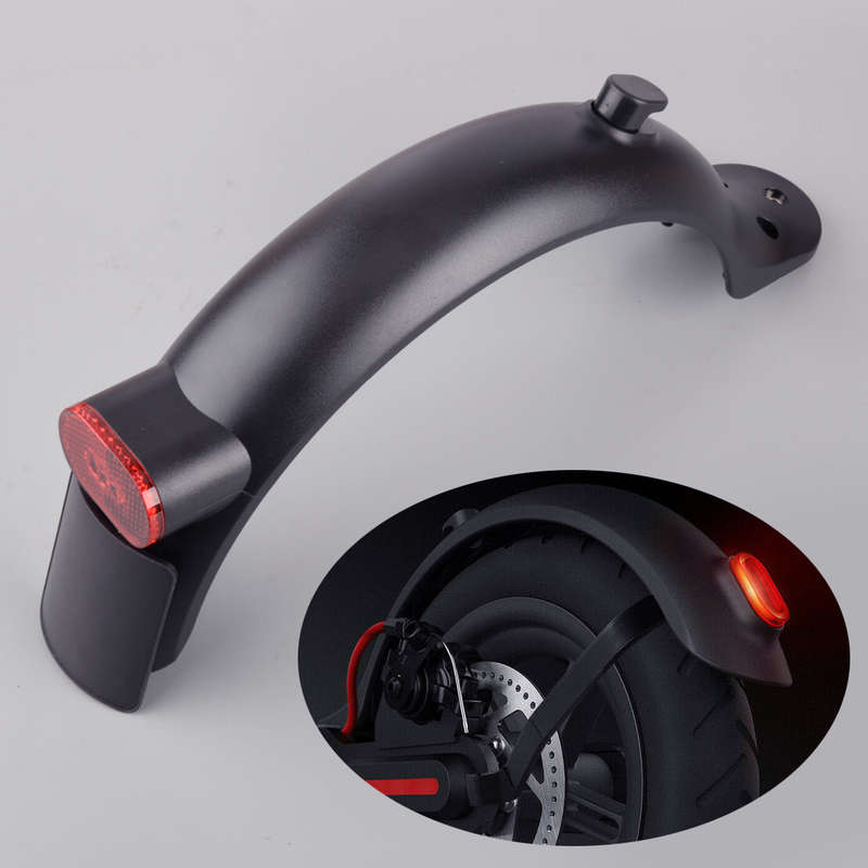 Electric Scooter Rear Fender Mud Guard Taillight Kit Fit for Xiaomi PRO 2 li