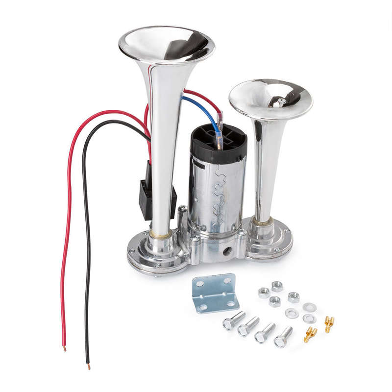 Car Air Horn Dual Tone Boat Lorry Truck Train Speaker Dual Trumpet NEW 600DB 12V