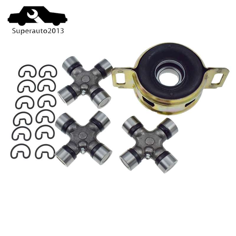 Driveshaft Center Support Bearing & U-Joints For Toyota Tacoma 05-15 37230-35130