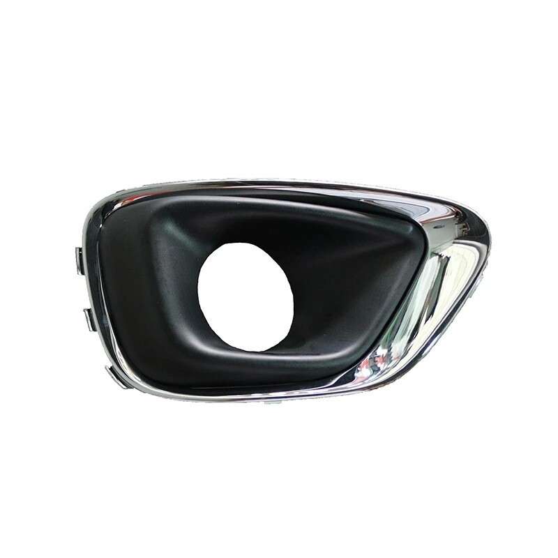 For Jeep Compass 14-16 Left+Right Front Fog Light Lamp Cover Bezel Chrome Trim