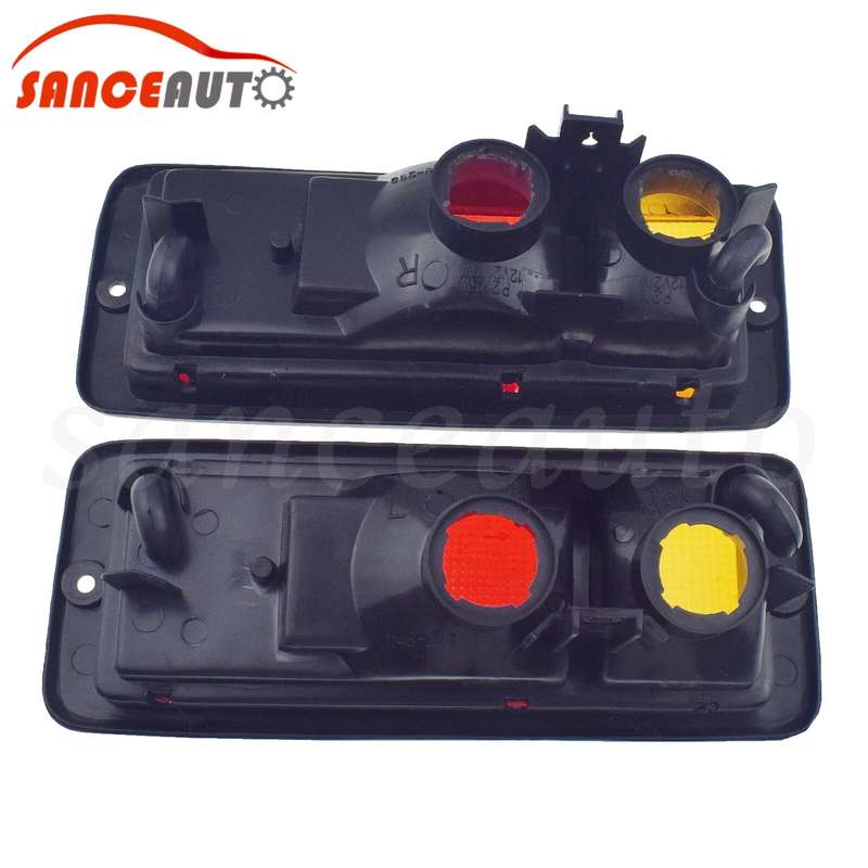 Pair Rear Bumper Light For Mitsubishi Pajero Montero 1992-1999 MB124963 MB124964