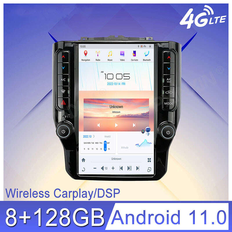 For Dodge RAM 1500 2500 3500 11.8"Car GPS Navigation Headunit Radio Stereo 4+64G