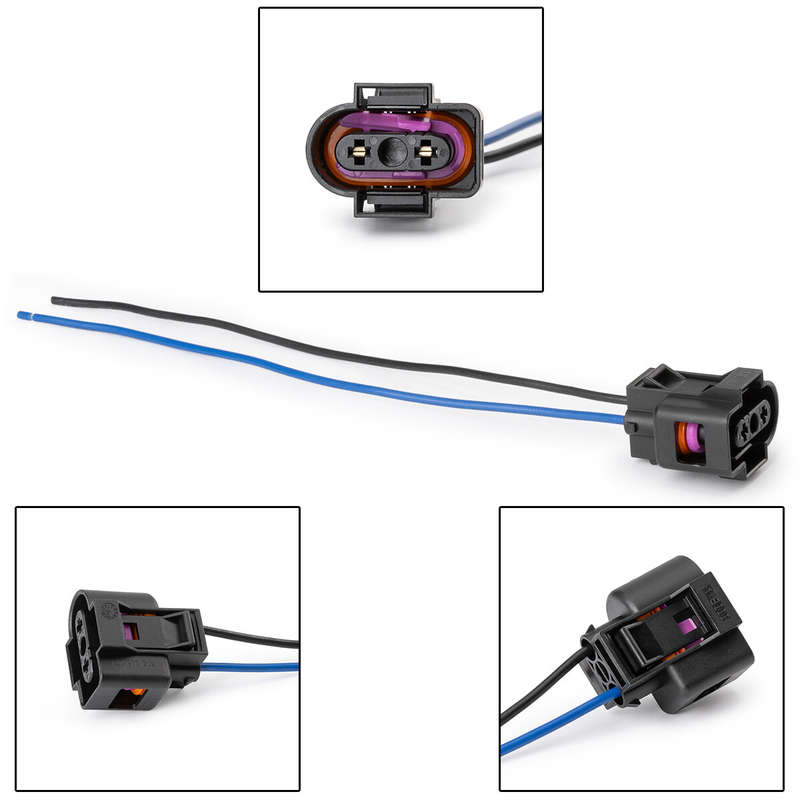 2 Pin Fluid Reservoir Sensor Connector for 1999-2005 VW Jetta Golf MK4 1J0973202