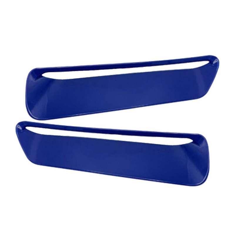 2x Fit For Dodge Challenger 15-22 Blue Hood Vent Air Flow Intake Scoop Cover A3