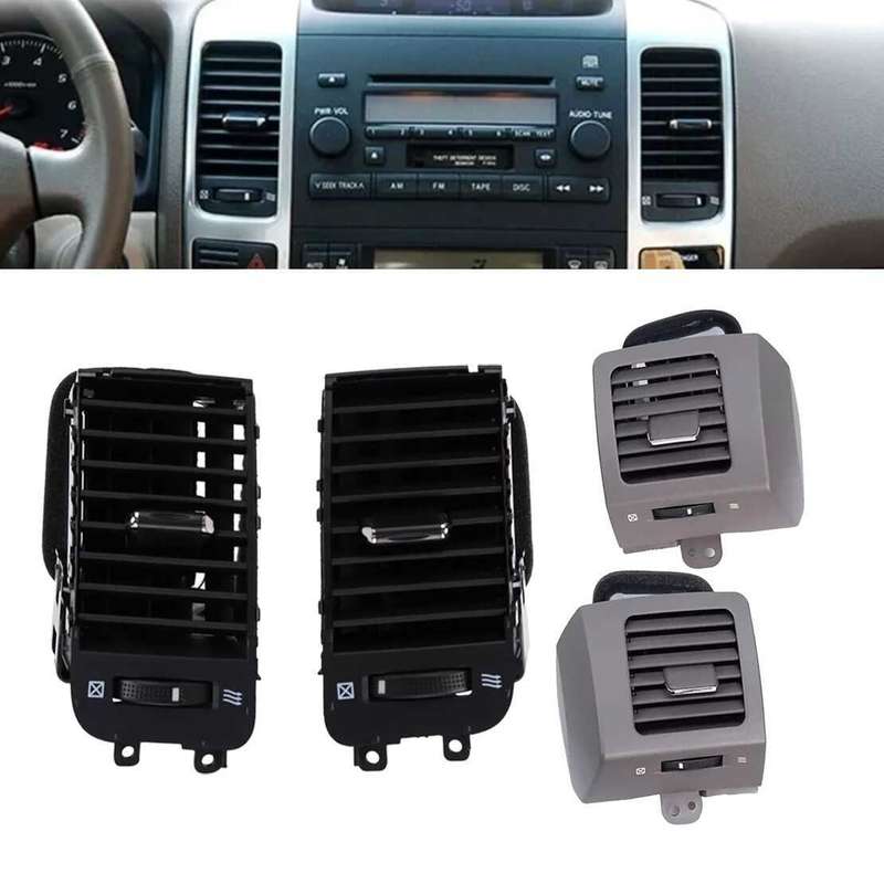 A/C Air Vent Outlet Set Fit For Lexus GX470 Toyota Land Cruiser Prado 120 03-09