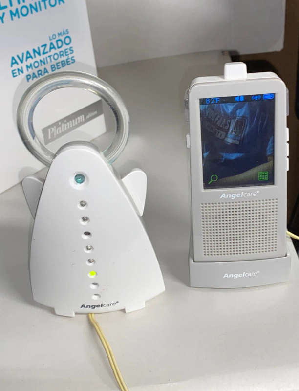 Angelcare AC1100 Video, Movement and Sound baby Monitor Platinum Edition