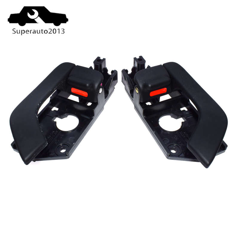 Pair Front Left & Right Side Interior Door Handle For Hyundai Tiburon 03-08 New
