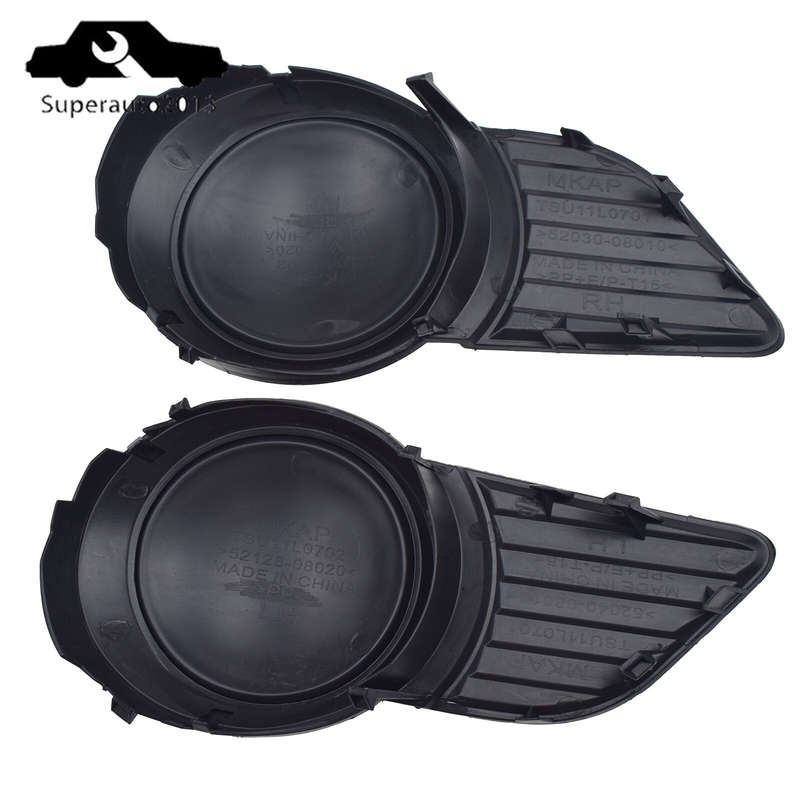 2X Left Right Side Fog Light Cover For Toyota Sienna 11-17 5212708020 5212808020