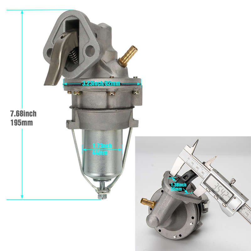 86234A4 Mechanical Fuel Pump New For OMC 2.5L 3.0L MerCruiser 3.0L 3.7L 4.1L