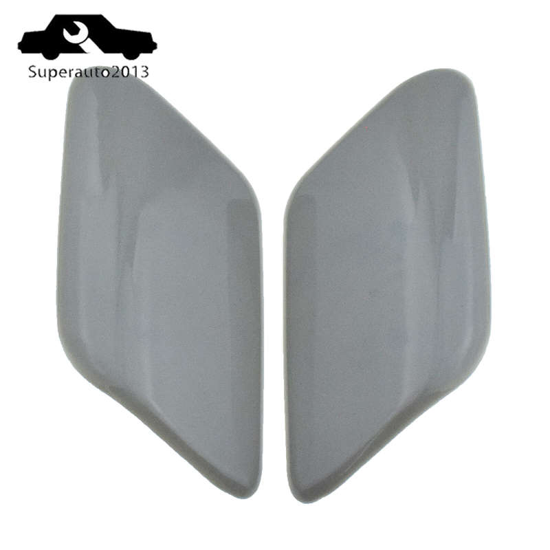 New Pair Headlight Washer Nozzle Cover Left Right Side For Honda Accord 2003-07