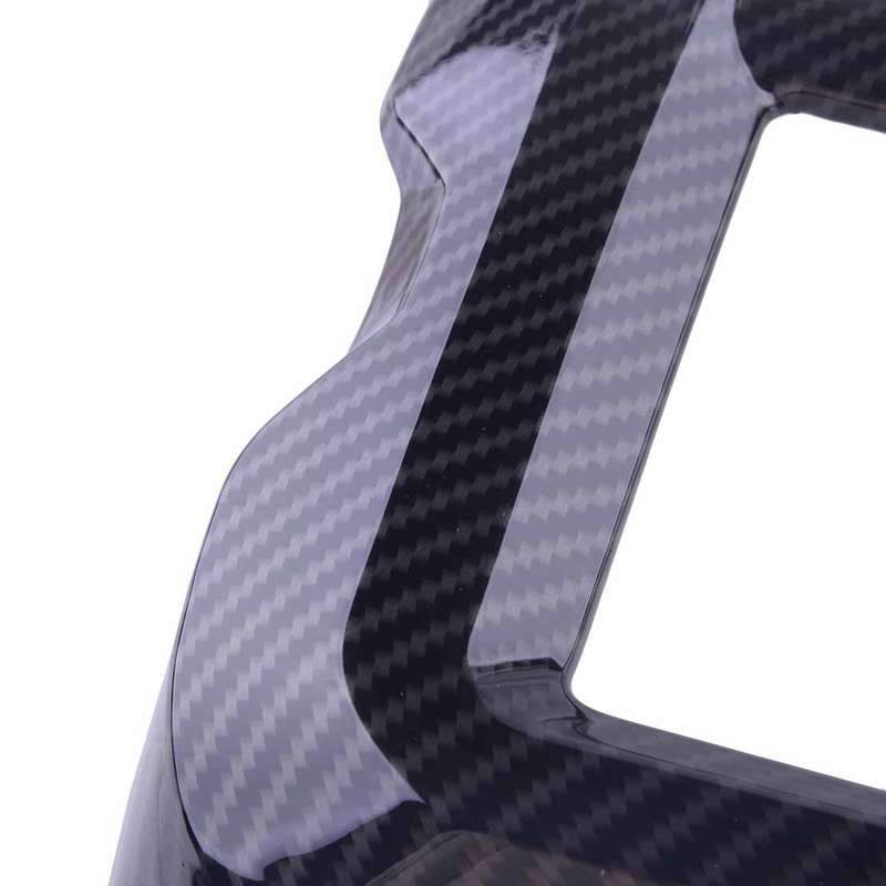 Carbon Fiber ABS Navigation GPS Panel Cover Trim Fit For Jeep Wrangler JL JLU