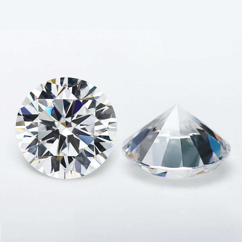 Image 4 - 0-7-50mm-Round-White-AAAAA-loose-cz-stone-cubic-zirconia-For-Jewelry-Gemstone