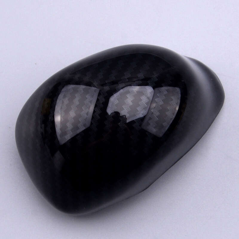 Car Carbon Fiber Style Gear Shift Knob Cover fit for Honda Civic 9th AT 12-14